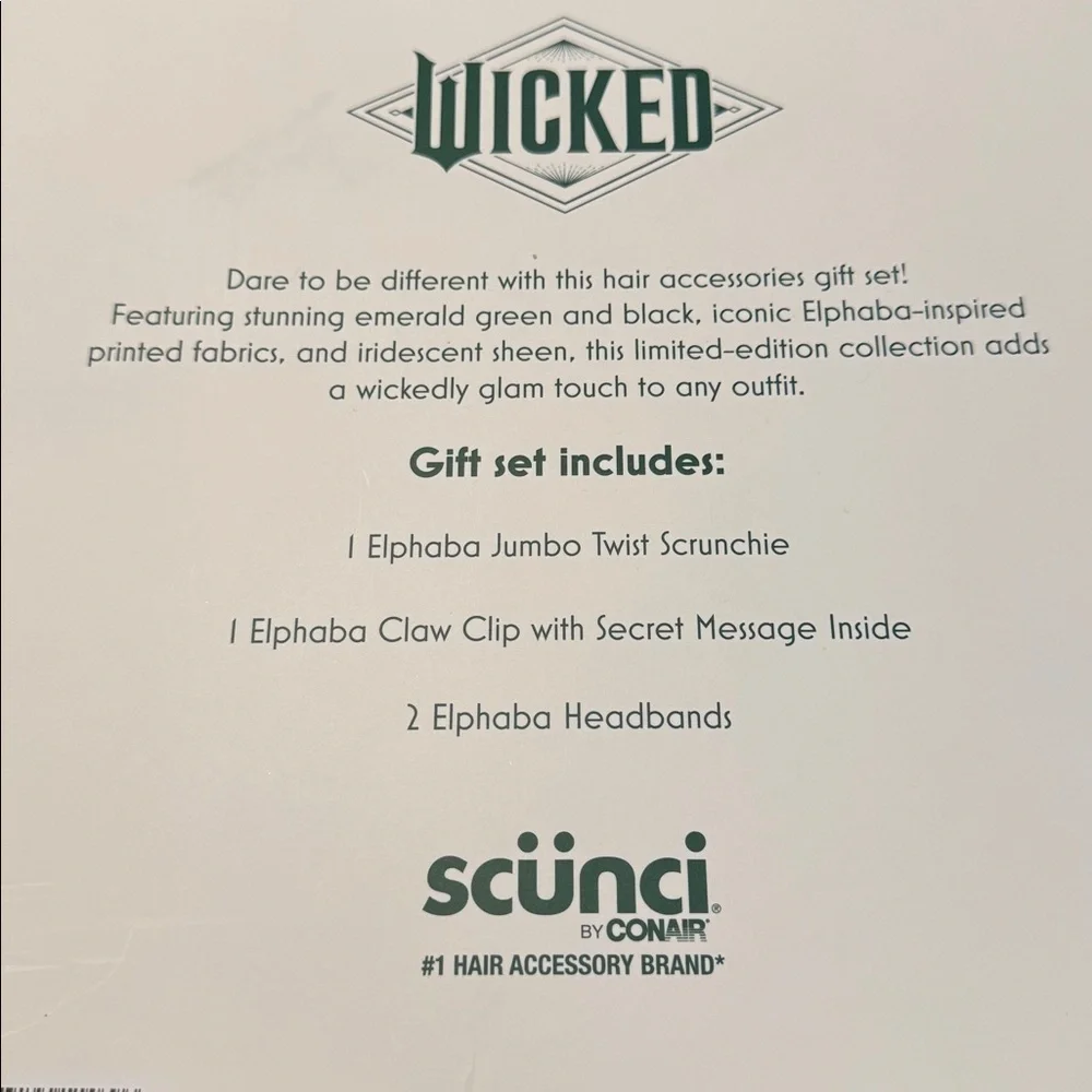 Wicked Scunci Hair Accessories Bracelets & Tote Set
